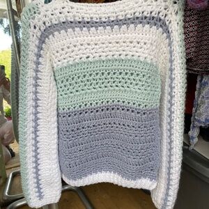 Hand crocheted sweater